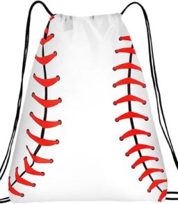 Storage Goodie Bags Favors Baseball Gifts for Team Sports Theme Party Supplies | Drawstring Bags