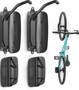 2-Pack Swivel Bike Wall Mount - Holds Up To 66 lbs