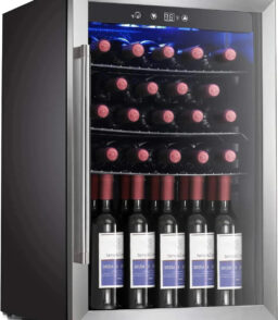 Antarctic Star Wine Cooler Refrigerator. 36 Bottle. 4.4 Cu. Ft.. Stainless Steel