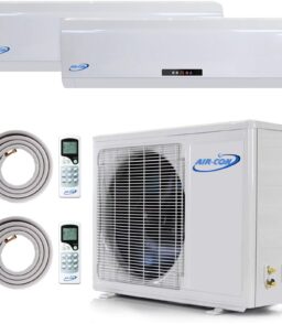 2 Zone Ductless Mini Split Air Conditioner. 9000/12000 BTU. 21 SEER