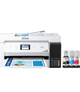 Epson EcoTank Wireless Color All-In-One Supertank Printer With Scanner. Copier. Fax And Ethernet - ET-15000