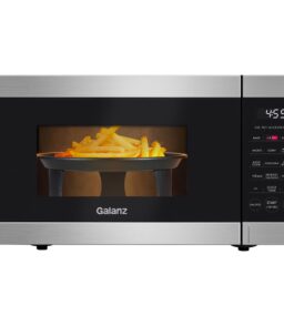 Galanz 0.9 Cu ft Air Fry Countertop Microwave. 900 Watts. Stainless Steel - GSWWD09S1A09B