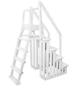 Above Ground Pool Ladder. 5-Step In-Pool. Adjustable Handrails. 48-52 Inch Pools
