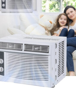 Garvee 5000 BTU Window Air Conditioner. White
