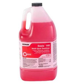 Ecolab Oasis 146 Multi-Quat Sanitizer - 6117781