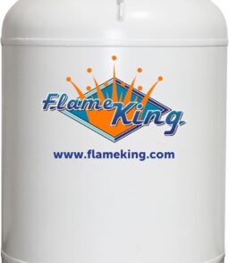 420-Lb. ASME Vertical Propane Tank. White