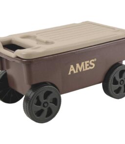 Ames Lawn Cart. 2 Cubic Foot. Plastic. 26.5W x 15D x 14H in - Lawn Buddy