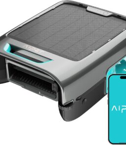 AIPER Solar Pool Skimmer. Gray - Surfer S2
