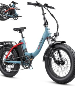 Hipeak Folding Electric Bike For Adults. 750W. 48V 15Ah. 20in x 4.0in Fat Tires. 25MPH