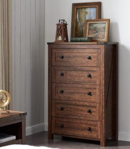 Farmhouse 5 Drawers Dresser Chests