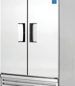 Everest Refrigeration Reach-In Freezer. 2 Glass Doors. 115v. NSF. 33 Cu. Ft. - EBNF2
