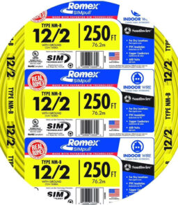 250 ft 12/2 Solid Romex SIMpull CU NM-B W/G Wire