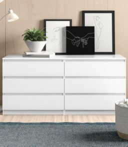 Kepner 6 Drawer 60.5 W Double Dresser