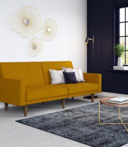 Adria Twin 78.5 Wide Split Back Convertible Sofa