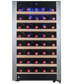 AKDY 52 Bottles Single Zone Freestanding Wine Cooler Cellar