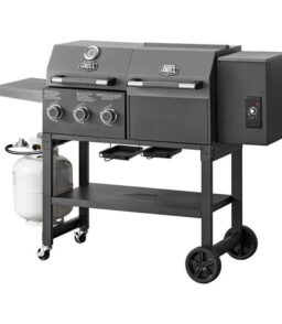 Expert Grill 3 Burner Gas Grill And Pellet Smoker Combo