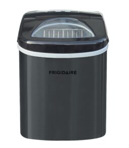 Frigidaire Portable Self-Cleaning Ice Maker. Black Stainless Steel - EFIC117-Ssblack_Sc
