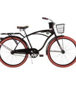 Huffy Men's Cruiser Bike 26 in Black - Nel Lusso