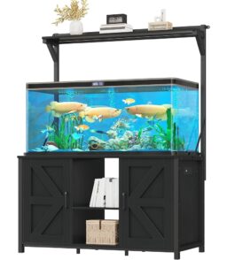 120-Gallon Heavy-Duty Metal Aquarium Stand With Outlets