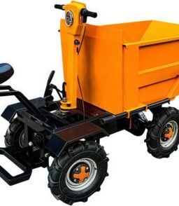 Electric Wheelbarrow 1900W 2205 lbs 4-Wheel Dump Cart