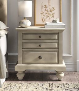29'' Tall 2 - Drawer Nightstand in Antique White Set of 2