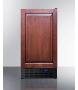 18 in Wide Frost-Free Freezer. Black. Built-In or Freestanding
