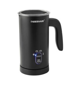Farberware Electric Milk Frother 10 oz 4-in-1 Automatic Foam Maker