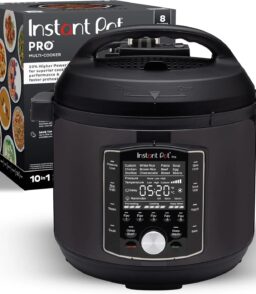 10-in-1 8-Quart Pressure Cooker And Multicooker - Black