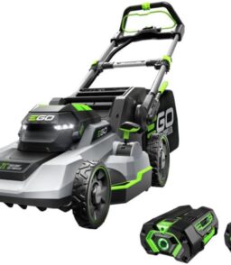 EGO Power+ 21-Inch 56V Self-Propelled Cordless Lawn Mower With 2x 4.0Ah Batteries And Rapid Charger - Black