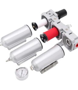 3 Stage Compressed Air Particulate Filter Dryer. Aluminum Alloy. Metal Bowl - 1/2 in Manual