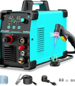 50A Plasma Cutter. Dual Voltage 110/220V. Digital Display - BTC500DP 7th Gen