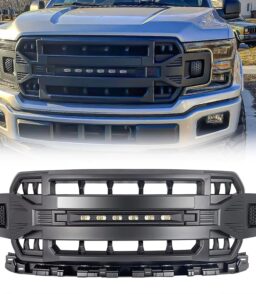 AMERICAN MODIFIED Armor Grille Compatible With 2018-2020 Ford F150 - Matte Black