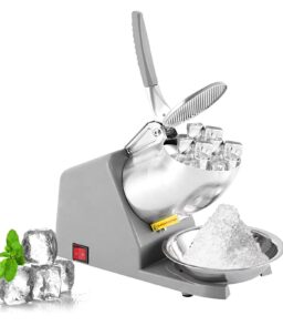 Apexeon Electric Shaved Ice Machine. Stainless Steel. 65 kg Per Hour. 300W