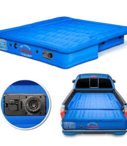 Airbedz By Pittman Outdoors Truck Bed Air Mattress Mid Size 5Ft-5.5Ft Short Bed With Rechargeable Pump And Tailgate Extension - PPI-AC5-105