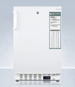 20in Wide Built-In Vaccine All-Freezer. ADA Compliant -25C