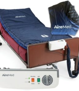 Airmed Low Air Loss Alternating Pressure Mattress Overlay. 5in - Advanced Pump With Static Function