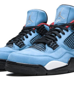 Air Jordan Sneakers. Blue Nubuck - Air Jordan 4 Retro Travis Scott Cactus Jack