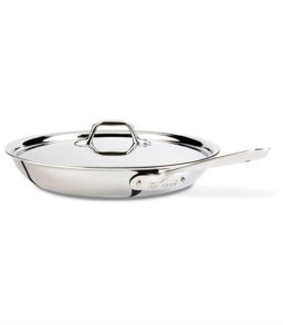 All-Clad D3 Stainless Steel 12-Inch Fry Pan With Lid