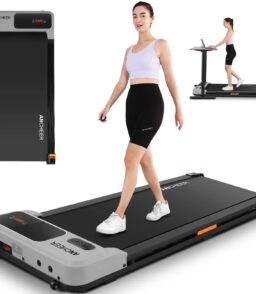 ANCHEER Under Desk Walking Pad Treadmill. 0.6-3.8 MPH. 240 lbs Capacity. 2.5 HP