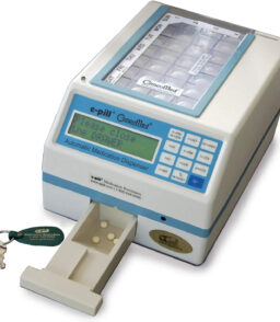 e-pill Automatic Pill Dispenser. Tamper Resistant. AC Powered. 7x4 Weekly Tray - CompuMed