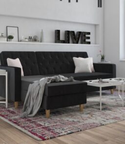 Liberty 84′′ Wide Reversible Sleeper Sofa & Chaise