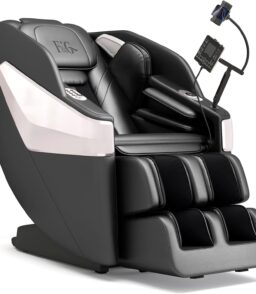 F&G Full Body Zero-Gravity SL Track Massage Chair With 5 Level Heating And Foot Rollers