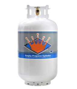 30lb Propane Tank With OPD Valve. White - YSN301a
