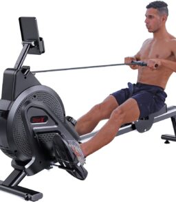 Dripex Magnetic Rowing Machine. Black. 242 lb