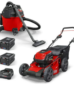 82V Max 21 Inch Cordless Lawn Mower. Steel Deck. 3-In-1. Red/Black - SXDWM82