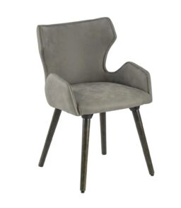 A & B Home Set Of 2 Dining Chairs. 22in W X 23.2in D X 32.3in H - 49809-GRAY-DS