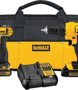 20V MAX Cordless Drill And Impact Driver Combo Kit With 2 Batteries And Fast-Charging Station - DCD771