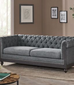 Pausch 78.75 Rolled Arm Chesterfield Sofa