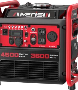 4500W Gas Inverter Generator. 223cc 4-Stroke. 120V 30A RV Outlet