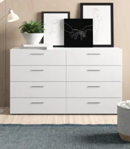 Farnhill 8 Drawer 55.12'' W Double Dresser